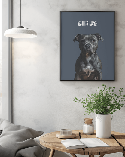 Customised Cartoon Pet Portraits - Premium Printed Posters