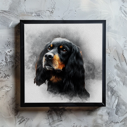 Digital Watercolour Pet Portrait, Turn Pets Into Art