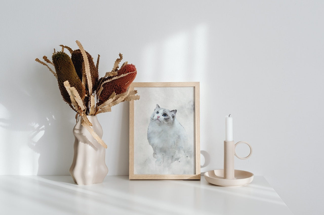 Watercolour Pet Portrait - Premium Printed Posters